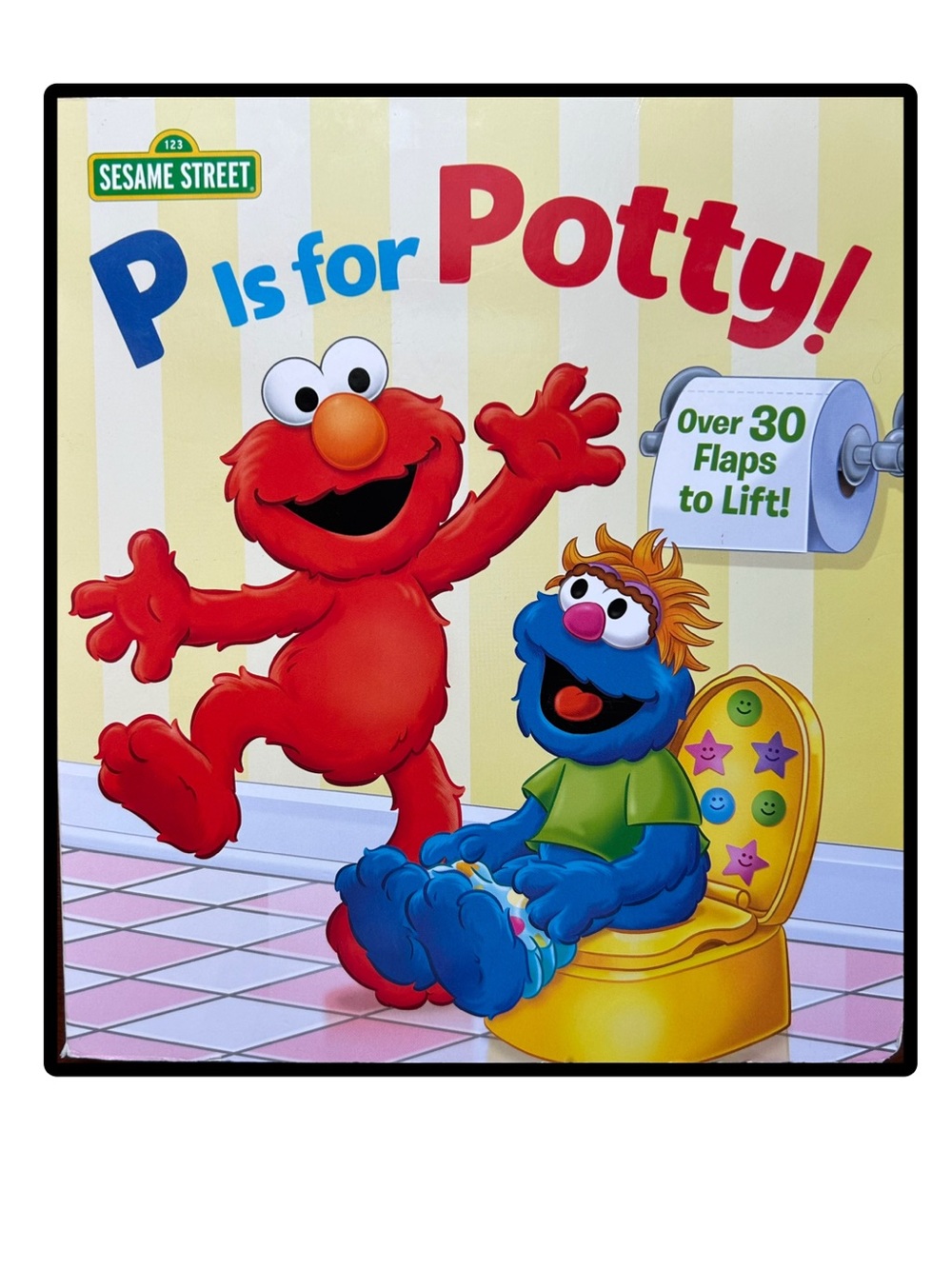 BUNDLE & SAVE🎉 Sesame Street P is for Potty Lift the Flap Board Book